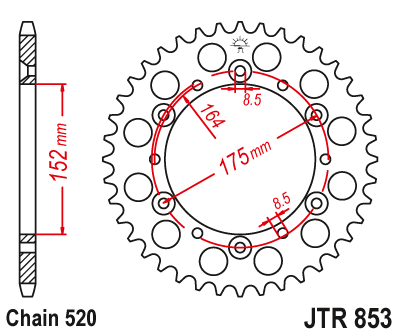 JT JTR853.47 Звезда ведомая