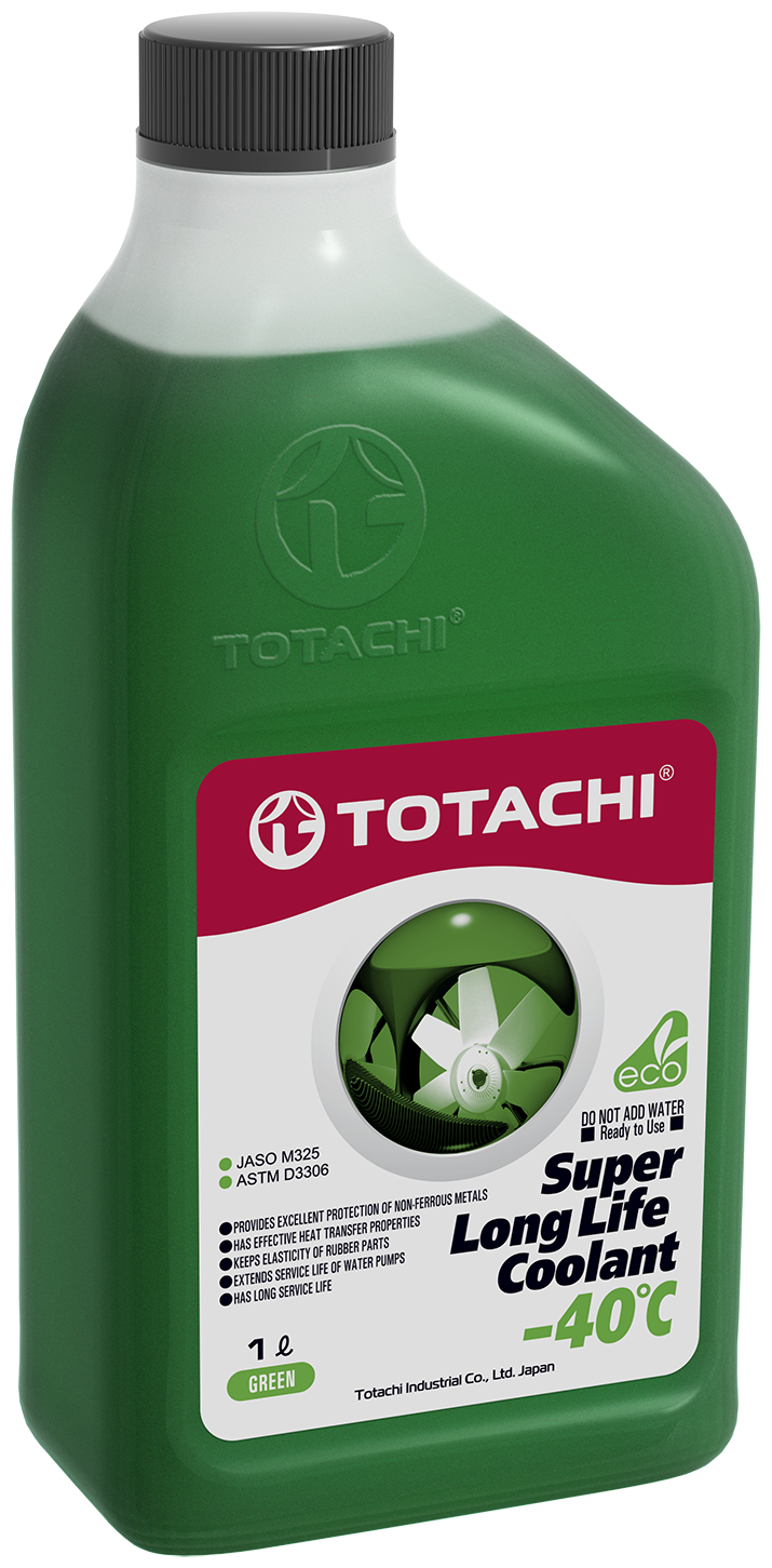 Антифриз TOTACHI SUPER LONG LIFE COOLANT Green -40C 1L