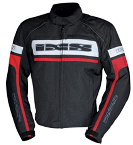 IXS 56413-312 Куртка текстильная  Trident  (black-white-red)