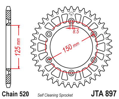 JT JTA897.45 Звезда ведомая