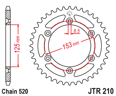 JT JTR210.38 Звезда ведомая