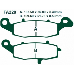 EBC FA229HH колодки тормозные