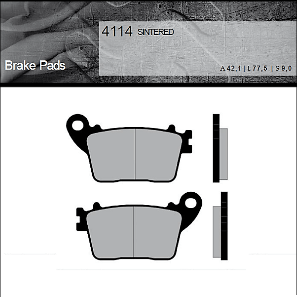 BRENTA  FT4114 Sintered колодки тормозные