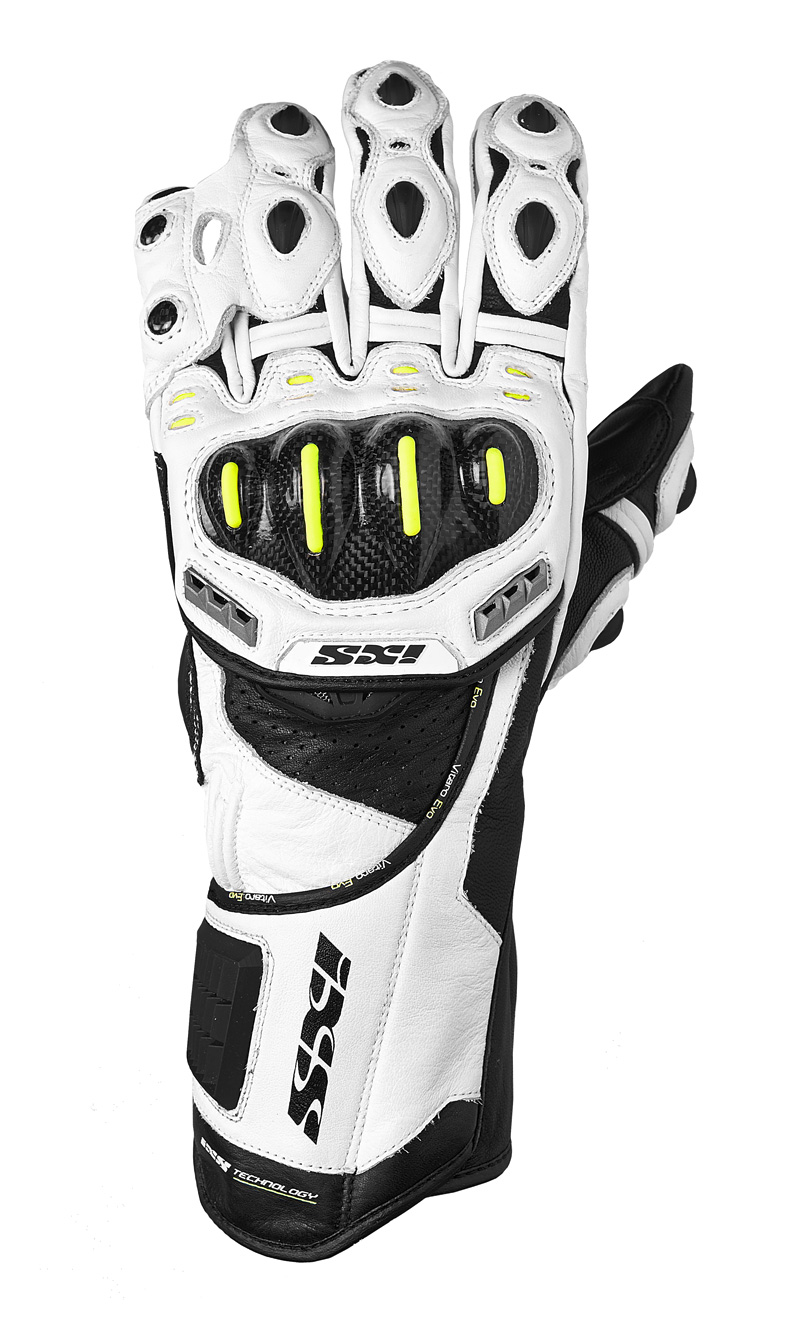 IXS 40437-013 Перчатки кожаные Vitaro EVO (white-black)